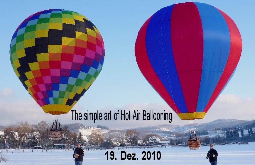 The simple art of hot air ballooning