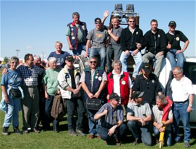 Das Abschiedsfoto mit dem Warsteiner Team