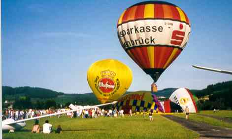 Start des 1. Ballon